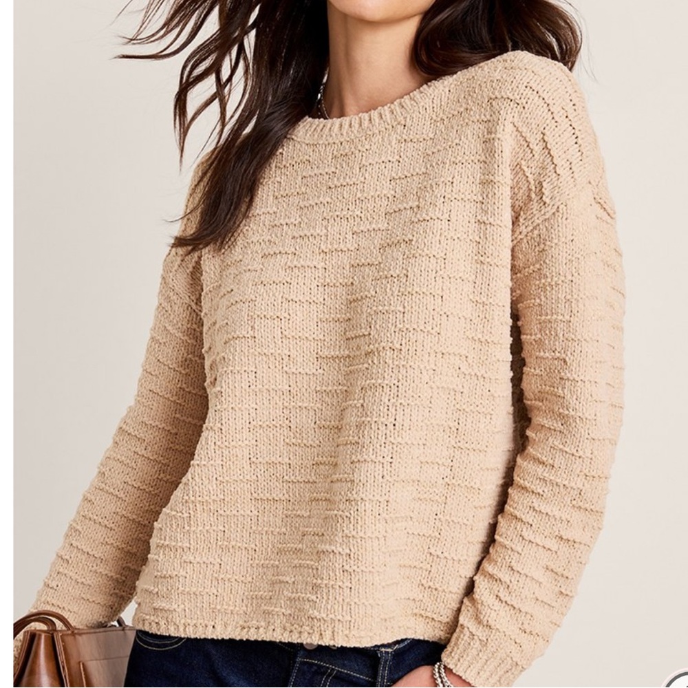 NWT Francesca's Amy Chenille Sweater